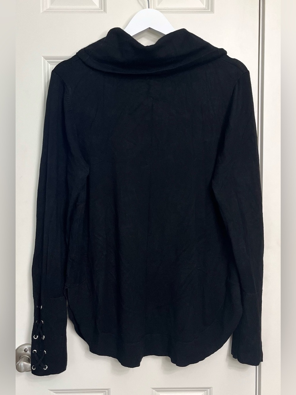 Lety & Me Cowneck Drawstring Sweater NWOT - Picture 2 of 3